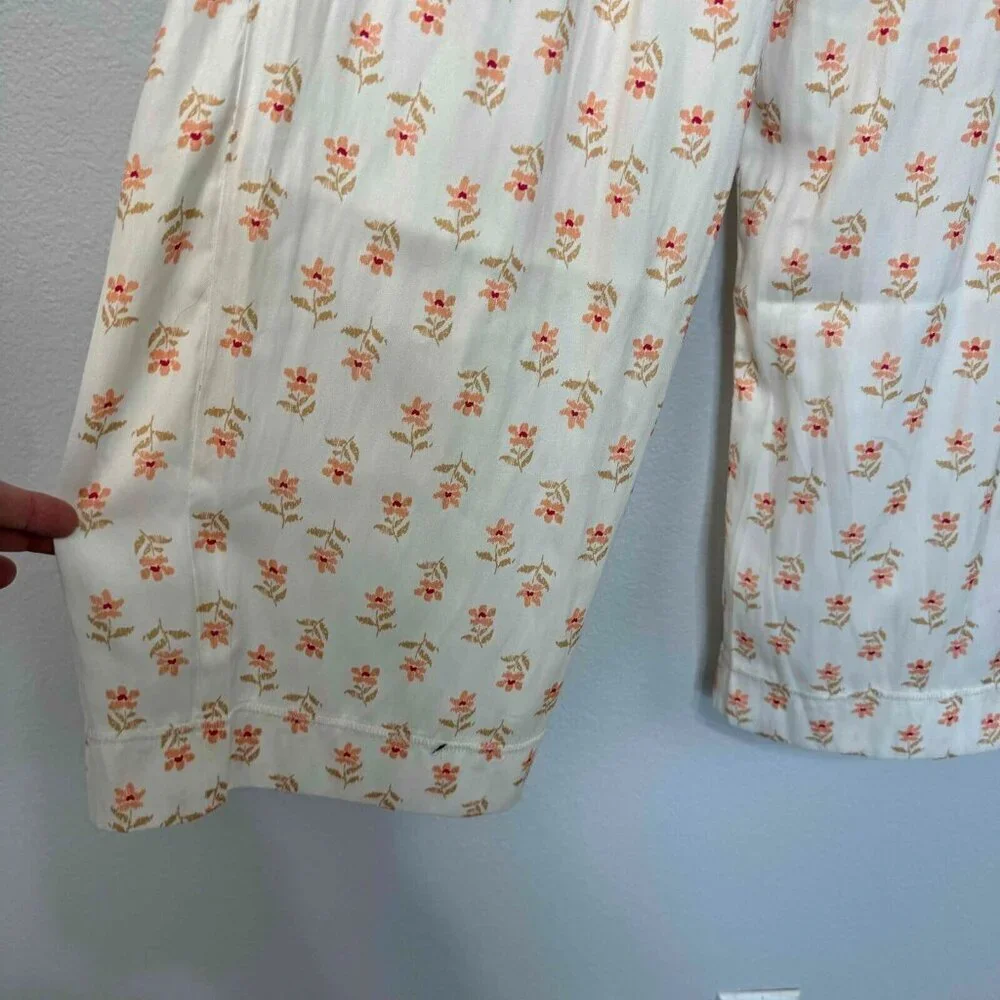 Free People Intimately First Choice Lounge Pant Comfy Wrap-Front Floral Size XL - Picture 7 of 15